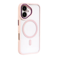 Evry - Coque Shyne compatible MagSafe pour iPhone 16 - Rose-Testé pour les chutes depuis une hauteur de 10 pieds 