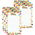 Teacher Created Resources - Bloc-notes Confettis - 5 po x 8 po - 50 feuilles par bloc - paquet de 6-Grande petite idée de cadeau pour les enfants, les baby showers ou les adultes