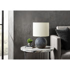 Monarch Specialties - Luminaire - 16 po H Lampe De Table - Béton Gris - Abat-Jour Ivoire / Crème-Illuminez votre espace sans effort grâce à l'interrupteur pratique à bouton tournant, conçu pour fonctionner avec une ampoule de 60 W (non incluse)