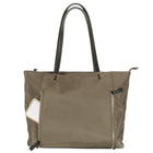 Seven Days - Sac Fourre-Tout Pour Ordinateur Portable Jusqu'à 17.3 po avec RFID - Olive-Accents en cuir végétal noir et accessoires noirs
