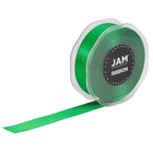 JAM Paper - Ruban de satin double face - 7/8" de large x 25 m - Vert émeraude-Taille : 0,875 po x 25 mètres