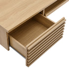 Modway - Render Fixation murale Bois Bureau - Chêne-Assemblée requise