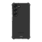 AXS - PROShield Plus etui transparent teste contre les chutes pour Samsung Galaxy S23 - Noir-Protection anti-UV pour afficher clairement le design original de votre cellulaire