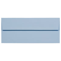 JAM Paper Enveloppes livret pour invitations avec fermeture gommée, 4 1/8 x 9 1/2 po, bleu poudre, 100/pqt-Bleu poudre