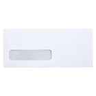 Enveloppes d’affaires de sécurité SupremeX avec fenêtre, doublure teintée grise, no 10, 4 1/8 x 9 1/2 po, blanches, paquet de 500-Enveloppes de sécurité no 10 avec fênetre