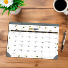 BrownTrout - 2026 Calendrier de bureau mensuel de 18 mois - Abeilles occupées - 14 po x 10 po-Conception Durable - Le papier robuste et de haute qualité empêche le froissage et le débordement de l'encre, et la reliure durable assure la longévité tout au long de l'année