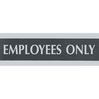Headline Sign - Affiche « EMPLOYÉS SEULEMENT », anglais (EMPLOYEES ONLY)-S'agence bien avec le décor du bureau  