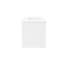 Modway - Vitality 36" Vanette de salle de bain - Blanc blanc-Évier en céramique avec comptoir intégré
