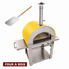 Kucht - Four à pizza extérieur au bois Venice - Jaune-Grand et spacieux