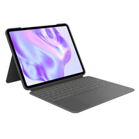 Logitech - Étui clavier Combo Touch pour iPad Pro 13 pouces M4 2024 - Graphite - Anglais-Compatibilité: Pour iPad Pro 13 pouces (M4) (2024) - A2925, A2926, A3007, non conçu pour une utilisation avec iPad Pro avec verre nano-texturé 
