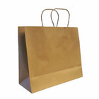 Wamaco - Sacs de magasinage recyclés 100 %, poignée torsadée, Kraft, 16 x 6 x 13 po, paquet de 100 (14-5703K)-Durable et réutilisable pour minimiser leur impact sur l'environnement