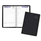 AT-A-GLANCE - Cahier de rendez-vous quotidien 2027 - 8 po H x 4 7/8 po l - noir - bilingue-Format des pages : 8 po H x 4 7/8 po l
