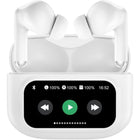 Adesso - Xtream T3 Écouteurs intra-auriculaires Bluetooth ANC, double micro, étui tactile - White-Double microphone intégré : Profitez d’appels mains libres et de commandes vocales d’une clarté cristalline avec un minimum de bruit ambiant