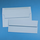 JAM Paper Enveloppes livret pour invitations avec fermeture gommée, 4 1/8 x 9 1/2 po, bleu poudre, 100/pqt-Ouverture : Livret