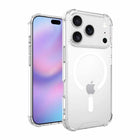 Blu Element - Étui DropZone Rugged MagSafe pour iPhone 17 Pro Max - Transparent-Coins renforcés AirPockets absorbant les chocs