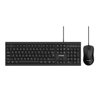 Speedex - Kit combiné clavier et souris USB 2.0 - Noir-Clavier élégant et fonctionnel : clavier filaire à 104 touches avec interface USB 2.0, doté d'un rétroéclairage arc-en-ciel vibrant et d'un design compact (425 x 120 x 28 mm), compatible avec les systèmes Windows et Mac