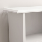 HOMCOM - Armoire de rangement multimédia DVD mince à 9 niveaux avec étagères réglables - blanc-Structure solide en panneaux de particules avec surface en mélamine pour un nettoyage facile 