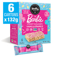 Healthy Crunch - Carrés croustillants aux brioches à la cannelle- 22 gr - Paquet de 36-Sans gluten