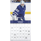 DateWorks - Calendrier Mural 16 Mois 2025 des Maple Leafs de Toronto - 12 po x 12 po - Bilingue-13 images de haute qualité imprimées sur du papier Premium.