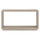 Hudson&Canal - Console rectangulaire Lonni 55 po - aulne blanc-La table est fabriquée à partir de matériaux de haute qualité avec une finition aspect bois blanc aulne