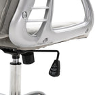 Vinsetto - Chaise de bureau à domicile réglable avec dossier capitonné à boutons-Confort supérieur avec dossier et assise rembourrés