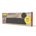 Intekview - Clavier filaire normalisé - Français canadien-Design compact : Gain de place sans compromis sur le confort.