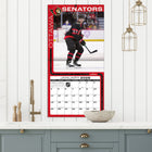 Turner Sports - 2026 Senators D'ottawa Calendrier mural de l'équipe Mensuel - 30,5 cm l x 30,5 cm H - Anglais-Papier certifié FSC avec encres à base végétale