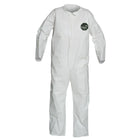 Dupont – Combinaison de protection personnelle ProShield 50, fermeture glissière avant, blanc, G, 25/pqt (NB120SWHLarge002500)-Matériau : Microporeux