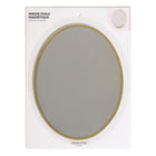U Brands - Miroir ovale magnétique – Doré-Miroir pour casier de 9" L x 7" l