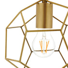 Modway - Pique Métal d’or Luminaire de plafond-Nécessite une ampoule E26 de 60W (non incluse)