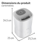 Honeywell - Humidificateur à vapeur tiède-Les pièces vont au lave-vaisselle et les surfaces sont faciles à essuyer