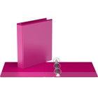 Davis Group Super offre Easyview, Reliure View à anneaux ronds 1.5 po, personnalisable, paquet de 6 - Rose-1.5 po