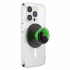 PopSockets - PopGrip pour MagSafe rond avec anneau adaptateur - Tidepool Lava Lamp - Absinthe Ink-Glissez simplement la poignée pour permettre une recharge MagSafe.