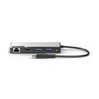 ALOGIC - Hub USB-C Fusion ALPHA 5-en-1 - Gris sidéral-Il vous permet de dupliquer ou d'étendre l'écran de votre ordinateur portable, tablette ou téléphone sur un téléviseur, un moniteur ou un projecteur jusqu'à une résolution 4K. Les deux connecteurs USB-A et USB-C offrent un débit de transfert allant jusqu'à 5 Gbit/s, vous permettant de transférer vos données rapidement en quelques secondes. De plus, il permet de recharger rapidement votre appareil mobile jusqu'à 2 A.