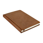 TRU RED - Carnet à couverture rigide lignées - 5,5 x 8 po - Cognac-Papier sans acide