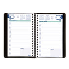 Blueline - 2026 Agenda quotidien avec reliure spirale - 8 po x 5 po - Couleurs assorties - Bilingue-50 % de papier recyclé post-consommation