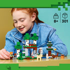 LEGO - Minecraft L’aventure de la première nuit-Comprend Alex, un squelette, Creeper, un loup des bois, un cochon froid, un lapin et une abeille