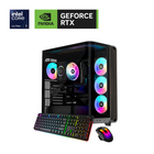 iBUYPOWER - PC de bureau gaming Trace X - Intel Ultra 7 265F - GeForce RTX 5070 12 Go - 16 Go de RAM DDR5 - SSD NVMe 1 To - Windows 11-Processeur Intel Core Ultra 7 265F pour gérer toutes les tâches système