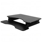 TygerClaw – Bureau assis/debout à hauteur réglable (TYDS10020BLK)-La surface supérieure offre ample place pour les écrans et le matériel de travail