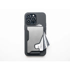 Fantom - M Portefeuille - Extra Mince - Argent Titane-Respirez tranquillement car vos cartes seront entourées par le corps en aluminium de ce portefeuille les protégeant même des lecteurs de puces RFID les plus puissants
