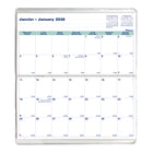 Blueline - 2026 Agenda mensuel de poche de 2 ans - 6 1/2po x 3 1/2 po - Designs assortis - Bilingue-Un mois sur chaque page double avec un bloc par jour