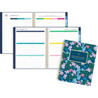 AT-A-GLANCE - Agenda scolaire hebdomadaire/mensuel petite florale Emily Ley Simplified 2025-2026 - 11 po H x 8 3/8 po l - multicoloure - bilingue-Comprend également les jours fériés, 1 page de notes, 2 calendriers de référence et 2 pages de planification future
