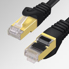 Staples - Tech Câble Ethernet Cat8 - 14 pi - Noir-Jusqu'à 40G bps : vitesses ultrarapides pour le jeu, le streaming et plus enncore