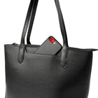 Nicci - Grand sac fourre-tout avec poche fendue - Noir-Poche arrière zippée