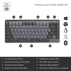Logitech - MX Mechanical Mini Clavier Sans Fil Rétroéclairé Performant - Commutateurs Cliquables-Chargement Rapide USB-C: Le mini clavier MX Mechanical reste chargé pendant 15 jours sur une charge complète ou plus de 10 mois avec le rétroéclairage éteint