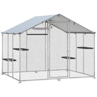 PawHut - Enclos extérieur pour chat walk-in avec housse imperméable 94,5 po l-Dispose d'une hauteur de passage spacieuse de 77 po, vous permettant de rejoindre votre chat 