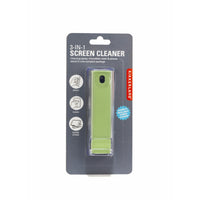 Kikkerland - Nettoyeur d'écran 3 en 1 de-Disponible en bleu, gris ou vert