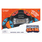 Educational Insights - Jeu de mathématiques électronique portable Slam de multiplication-Jeu intéressant : Les lumières, les sons et le minuteur intégré permettent aux enfants de s'engager encore et encore pour battre leurs propres scores ou défier un ami. Ou choisissez l'option muet pour jouer en déplacement ou en classe