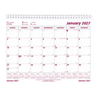 Brownline - 2027 Calendrier mural - 11 po x 8 1/2 po-12 mois, de janvier à décembre
