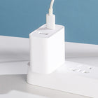 Xiaomi - Chargeur rapide USB-C & USB-A Mi de 33 W - blanc-Recharge haute vitesse